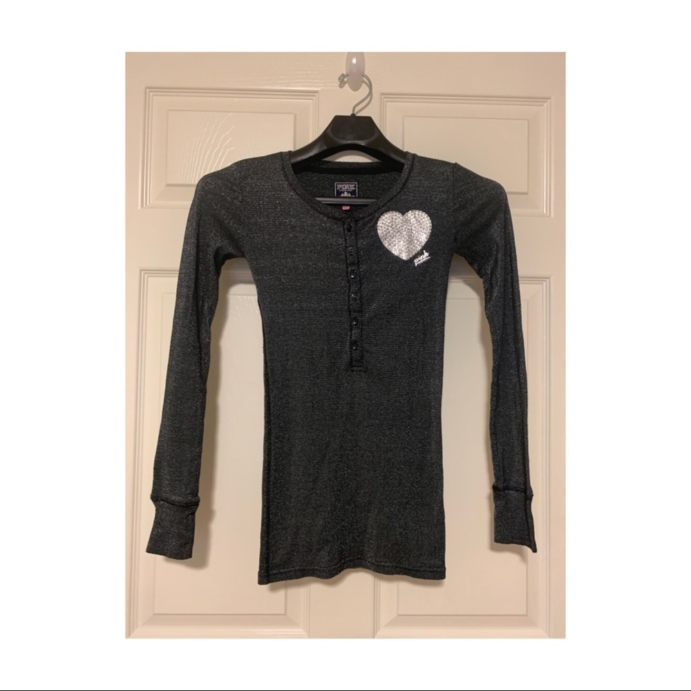 Pink Victoria’s Secret Women’s Tops Long Sleeve